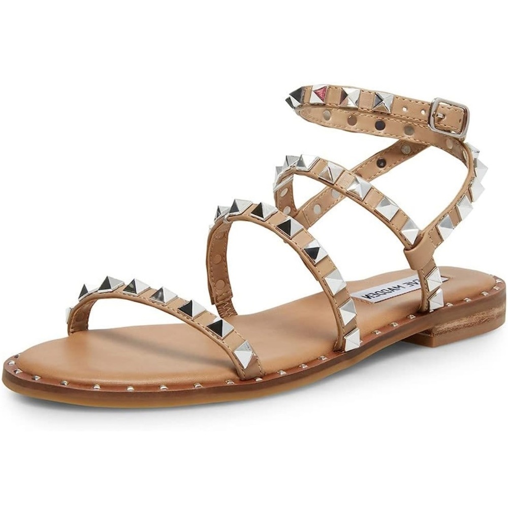 Steve Madden Flat Travel Sandal in Tan